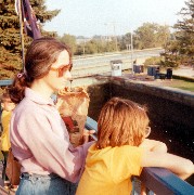 Ruth Bennett McDougal Dorrough; Katherine (Kat) McDougal Wheeler McCandless; Canal Park Family Picnic